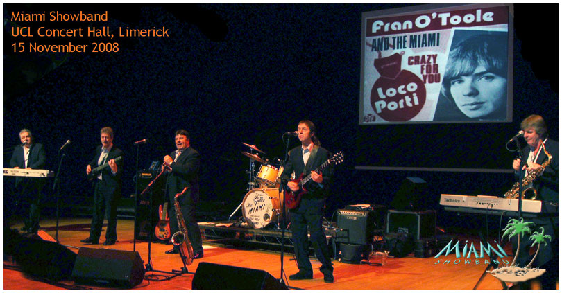 Miami Showband UCL Concert Hall, Limerick 15 Nov 2008